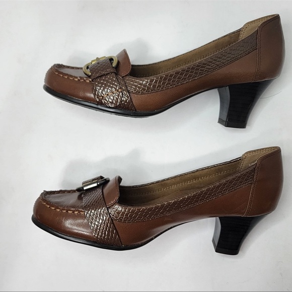 Aerosoles Heel Rest / Brown Leather 007 - Picture 8 of 11